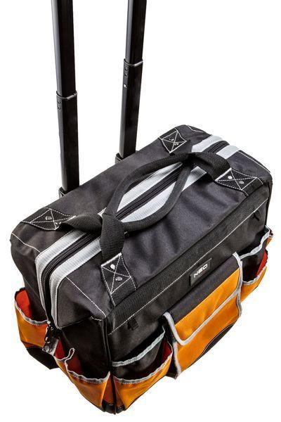 Сумка для инструмента на колесах NEO TOOLS 84-302, полиэстер 600D, телескопическая ручка 84-302 фото