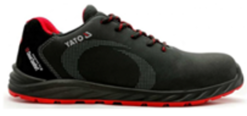 Туфли рабочие из синтетической кожи YATO PLATO S3S, разм. 40, с полиуретано-кевларовой подошвой YT-80661 фото
