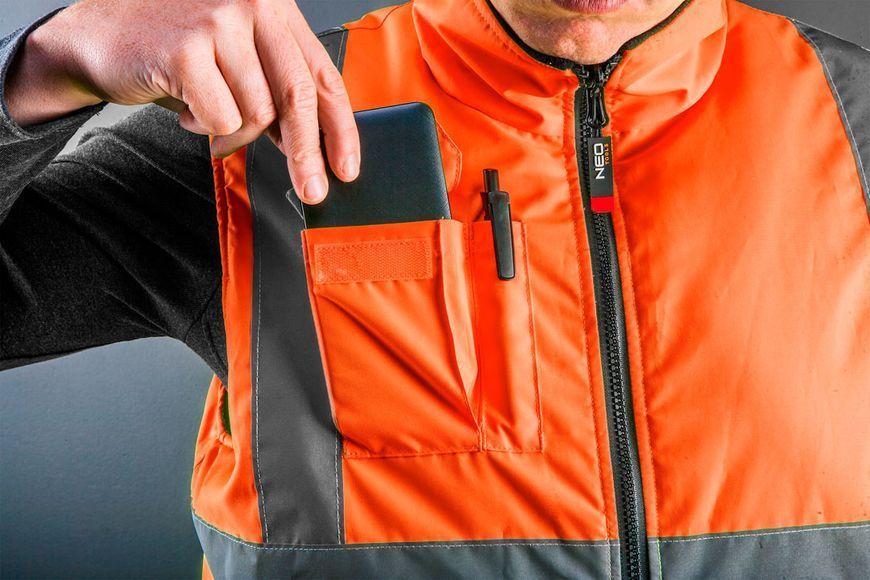 Робочий жилет Neo Tools 81-521, світловідбивний, двосторонній, розмір L 81-521-L фото