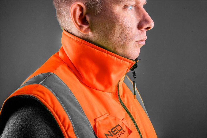 Робочий жилет Neo Tools 81-521, світловідбивний, двосторонній, розмір L 81-521-L фото