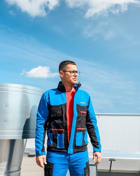 Рабочая куртка NEO TOOLS 81-215 HD+, 100 % хлопок, 275 г/м&sup2;, усиленные плечи, CE M 81-215-S фото