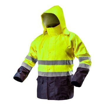 Рабочая куртка Neo Tools 81-720 с повышенной видимостью, водостойкая, Oxford 300D L 81-720-L фото